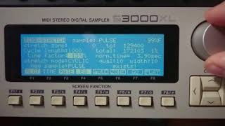 AKAI S3000XL time stretching [upl. by Glaudia495]