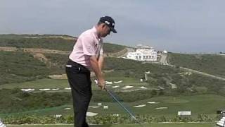 Louis Oosthuizen Golf Swing Slow motion Down the Line [upl. by Hettie]