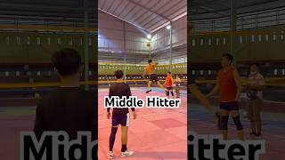 Middle hitter so heavy ball volleyball [upl. by Leifeste]