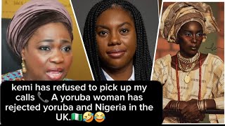 kemi a yoruba woman has rejected yoruba and Nigeria 🇳🇬 she loves British than yoruba or Nigeria🤣 [upl. by Cord]