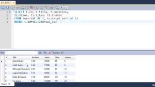 SQL Tutorial  29 SQL JOINS [upl. by Walke677]