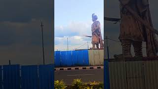 Kempe Gauda statue at Bangalore Airport kempegowdainternationalairport motivation billionarerules [upl. by Cook]