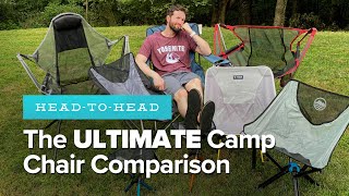 The BEST CAMPING CHAIR in 2022 An HONEST Comparison  GIVEAWAY [upl. by Pfeifer]