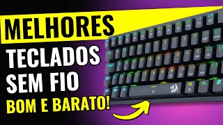 TOP 5 MELHORES TECLADOS SEM FIO CUSTO BENEFÍCIO BOM e BARATO [upl. by Laura]