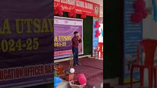 Pm Narendra Modi mimicry by ANA student in KALA UTSAV program àt Rajouri [upl. by Dupin878]