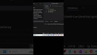 Python coding challenge342 shorts shortsfeed shortvideo shortsvideo python coding short ai [upl. by Ennairak]