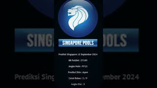 Prediksi Singapore 15 September 2024 shorts [upl. by Matty865]