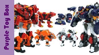 Metalions Eclipse vs Ghost Animal Transformer Robot 메탈리온 이클립스 고스트 [upl. by Ennaecarg]