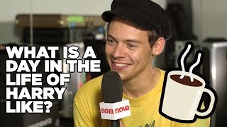 What is a day in the life of Harry Styles like [upl. by Colt]