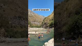 Laghetti di Cavagrande near Avola in Sicily naturallake canyon sicily [upl. by Melodee]