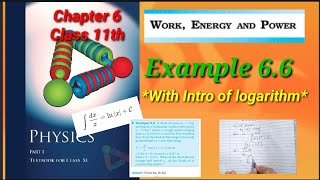 Example 66  Class 11th Physics  NCERT Chapter 6 Work Energy And Power [upl. by Goodrich]