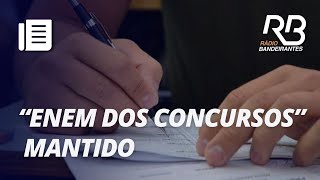 Por que o governo decidiu manter o ENEM DOS CONCURSOS I Manhã Bandeirantes [upl. by Noonberg]