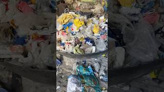 Plastic bags recycling process and turning into pvc pipe plasticrecycle shorts [upl. by Eitsyrc]