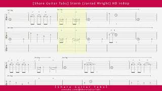 Share Guitar Tabs Storm Jarrad Wright HD 1080p [upl. by Christabel]