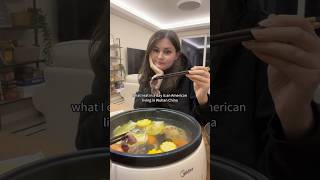 What I eat in a day as an American in Wuhan China 🍎 livingabroad chinesefood expat [upl. by Atteinotna]