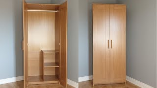 Ikea Brimnes wardrobe with 2 doors  assembly [upl. by Amairam737]