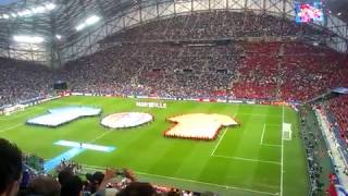 Euro 2016 France  Albania Qui Ne Saute Pas NEst Pas Francais  Marseille 160616 [upl. by Seavey]