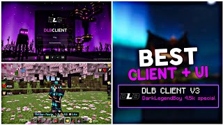 Best client for mcpe  DLB Client V3 [upl. by Yanehs]