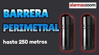 Barrera perimetral alarma exterior cableada IB705 con hasta 250 metros de alcance 🆗 [upl. by Rafter360]