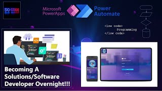 Become A SoftwareSolutions Developer Overnight with Powerapps [upl. by Nowahs]