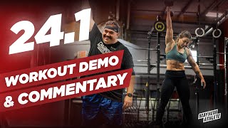 241 ALL FITNESS LEVELS  CrossFit Open LIVE Demo amp Commentary [upl. by Montgomery298]