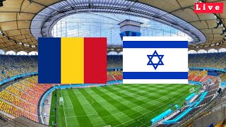 LiveRomaniaIsrael  Calificari Euro 2024  Meci Live Arena Nationala  11 rezultat final [upl. by Roberto]