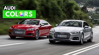 2018 Audi A5  S5 Coupe Colors [upl. by Sholem]