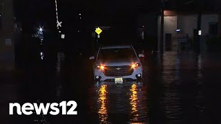 Powerful storm soaks New Jersey causes flooding across region  News 12 [upl. by Steere]