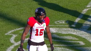 REDBLACKS get life after early second half interception I CFL [upl. by Evanthe]