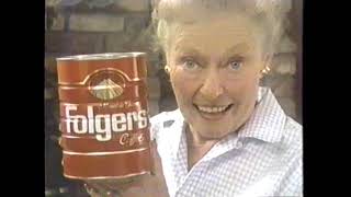 1984 Folgers Coffee quotMrs Olson  Good cooks use Folgersquot TV Commercial [upl. by Elo]