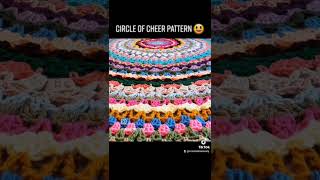 Circle Of Cheer Afghan  Handmade Craft Crafts Crafty Trend TrendyTiktokStyle BlanketCute 💕 [upl. by Ejrog759]