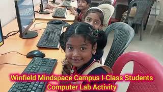 Computer Lab activity for 1st class at Winfield High School Mindspace Campus Khammam [upl. by Relyat]