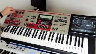 Casio XWG1 Synth Demo [upl. by Anstus]