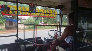 Leyland bus driving Kerala india [upl. by Hammock]