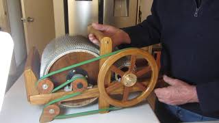 Home made drum carder [upl. by Huskamp]