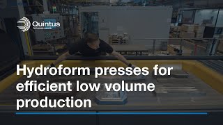 Quintus Technologies high pressure hydroform presses for efficient low volume production [upl. by Auberon]