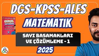 Sayı Basamakları ve Çözümleme  1 Video  DGSKPSSALES Matematik  2024 [upl. by Hay]