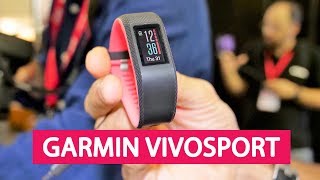 Garmin Vivosport smartband con display cardio e GPS  IFA 2017 [upl. by Kaazi]