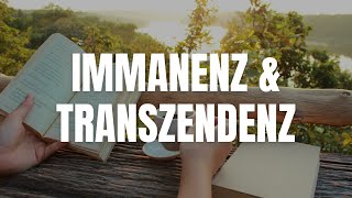 Seelsorge Immanenz amp Transzendenz [upl. by Quartet]