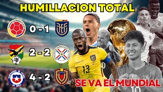 TABLA de POSICIONES FECHA 12 Eliminatorias 2026 UN DESASTRE LLAMADO COLOMBIA [upl. by Anders]