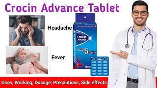 Crocin Advance Tablet Uses in Hindi  Crocin Advance 500 mg  Crocin Advance 650 [upl. by Atte]