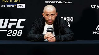 Alexander Volkanovski PostFight Press Conference  UFC 298 [upl. by Hamfurd]