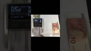 AL137 Counterfeit Money Detector USD RUB Fake Currency Detection Machine FCC [upl. by Ailes]