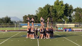 UPrep Cheer  JV Halftime  92223 [upl. by Johnette]