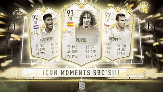 NEW PRIME ICON MOMENT SBCS  FIFA 21 Ultimate Team [upl. by Getraer]