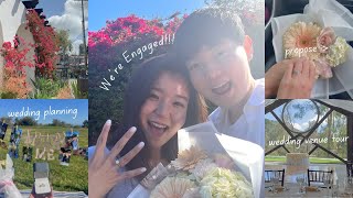 미국 결혼준비 VLOG🇺🇸 프러포즈 받아버려따💍 본격 미국에서 결혼식 준비하기 👰🏻‍♀️🤵🏻‍♂️프러포즈 미국결혼식 결혼준비 브이로그 [upl. by Rriocard]