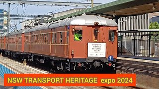 Nsw Transport heritage expo 2024 at Central [upl. by Ujawernalo]