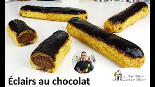 recette ÉCLAIRS AU CHOCOLAT [upl. by Gahl]