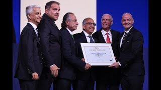 North America selected to host 2026 World Cup by Fifa nations  as it happened [upl. by Zulema488]