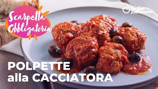 POLPETTE alla CACCIATORASEMPLICEMENTE IRRESISTIBILI🤤🍴🍅 [upl. by Attenev]